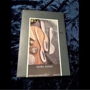 Georg Jensen Denmark Stainless steel cheese knife set of 3 collab with Alfredo